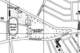 Karte 1937 Göring-Kampfbahn