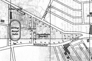 Karte 1937 Göring-Kampfbahn